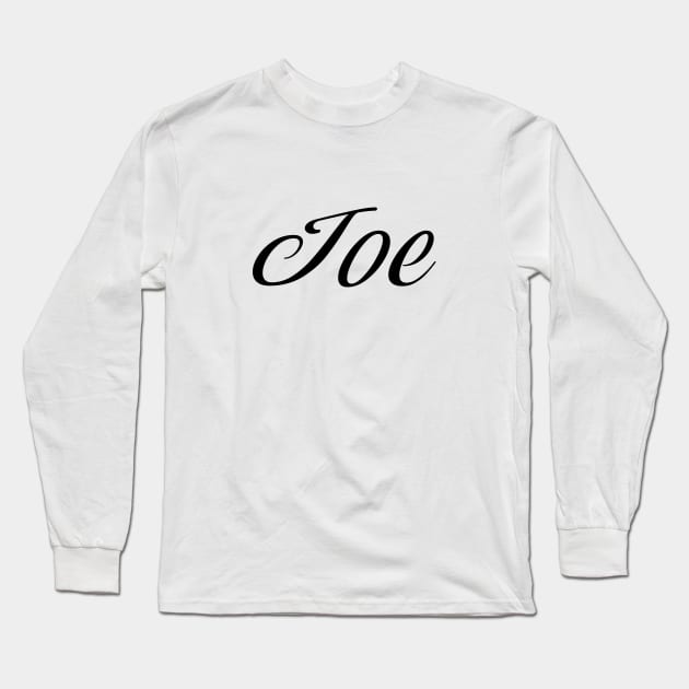 Name Joe Long Sleeve T-Shirt by gulden